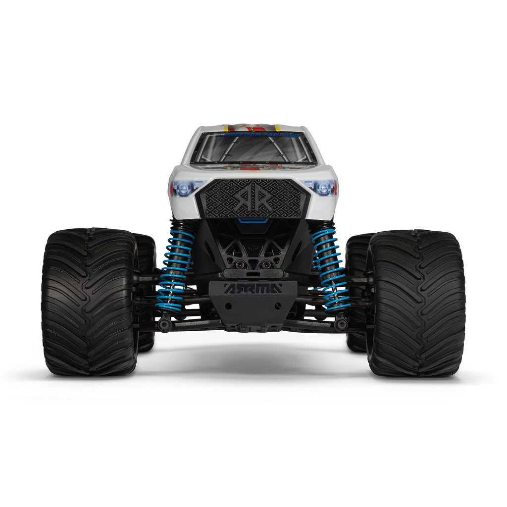1/16 FREEDOM FLYER GROM 4X4 RTR Brushed Monster Truck (Battery & Charger Included), White