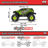 1/16 GORGON GROM 4X4 RTR Brushed Monster Truck (Battery & Charger Included), Bronze