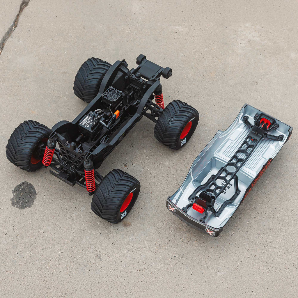 Arrma 1/16 QUAKE GROM 4X4 RTR Brushed Monster Truck (Battery & Charger Included), Red