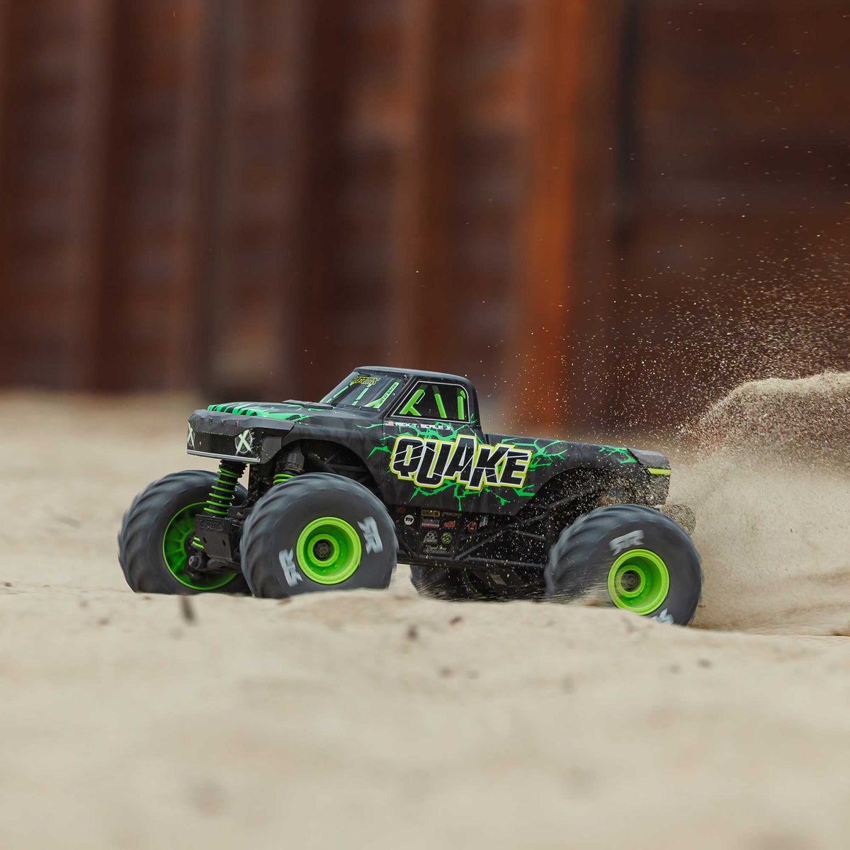 Arrma 1/16 QUAKE GROM 4X4 RTR Brushed Monster Truck (Battery & Charger Included), Green