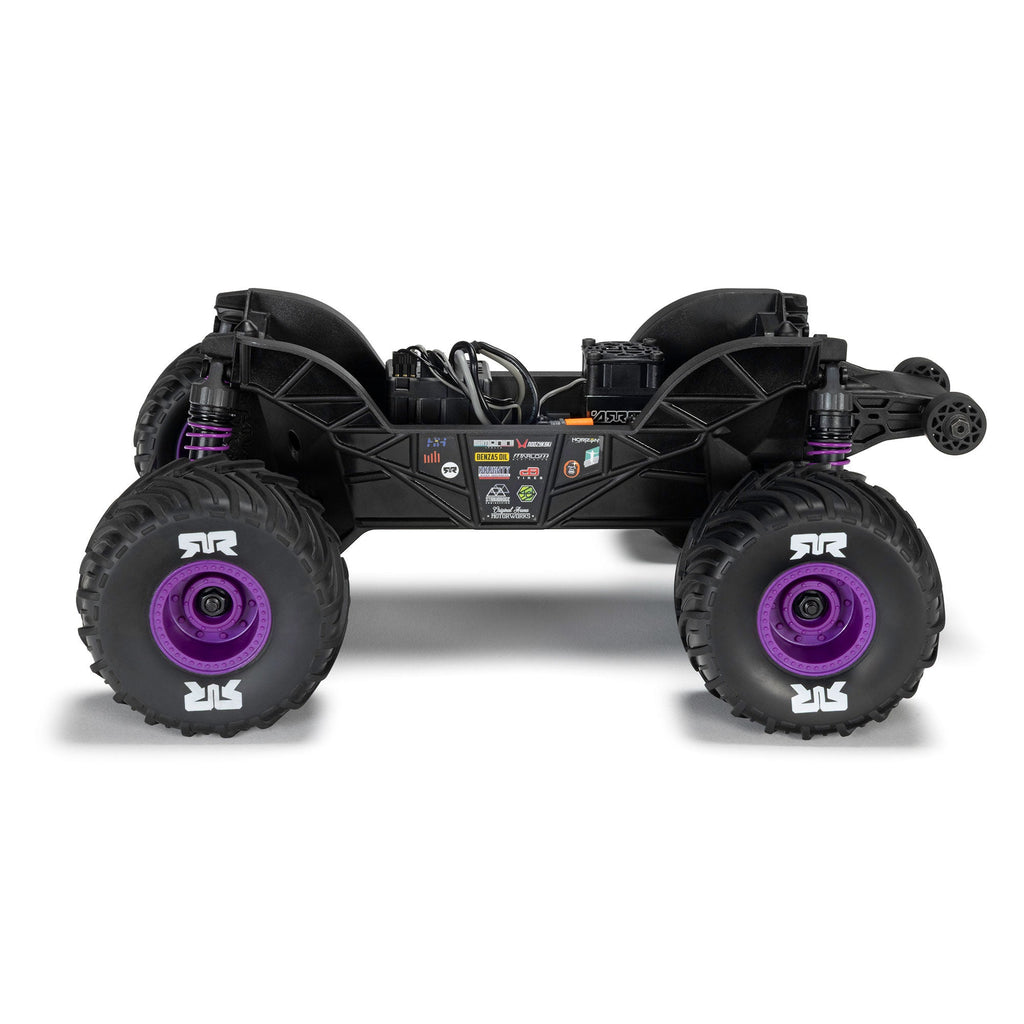 Arrma 1/16 QUAKE GROM 4X4 RTR Brushed Monster Truck (Battery & Charger Included), Purple