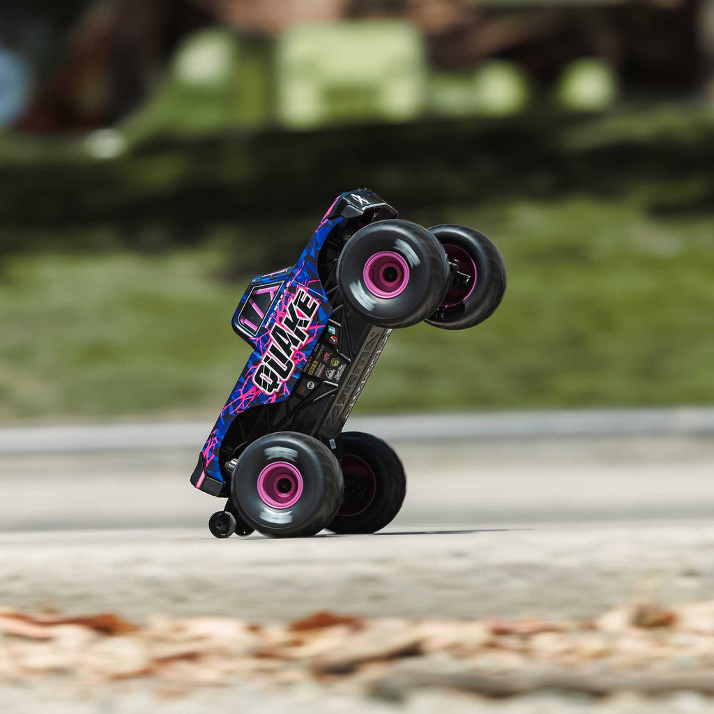 Arrma 1/16 QUAKE GROM 4X4 RTR Brushed Monster Truck (Battery & Charger Included), Purple