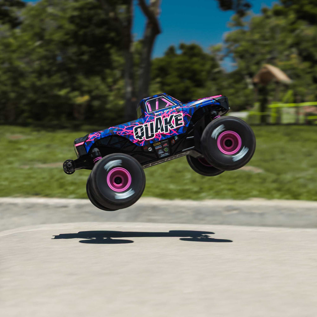 Arrma 1/16 QUAKE GROM 4X4 RTR Brushed Monster Truck (Battery & Charger Included), Purple