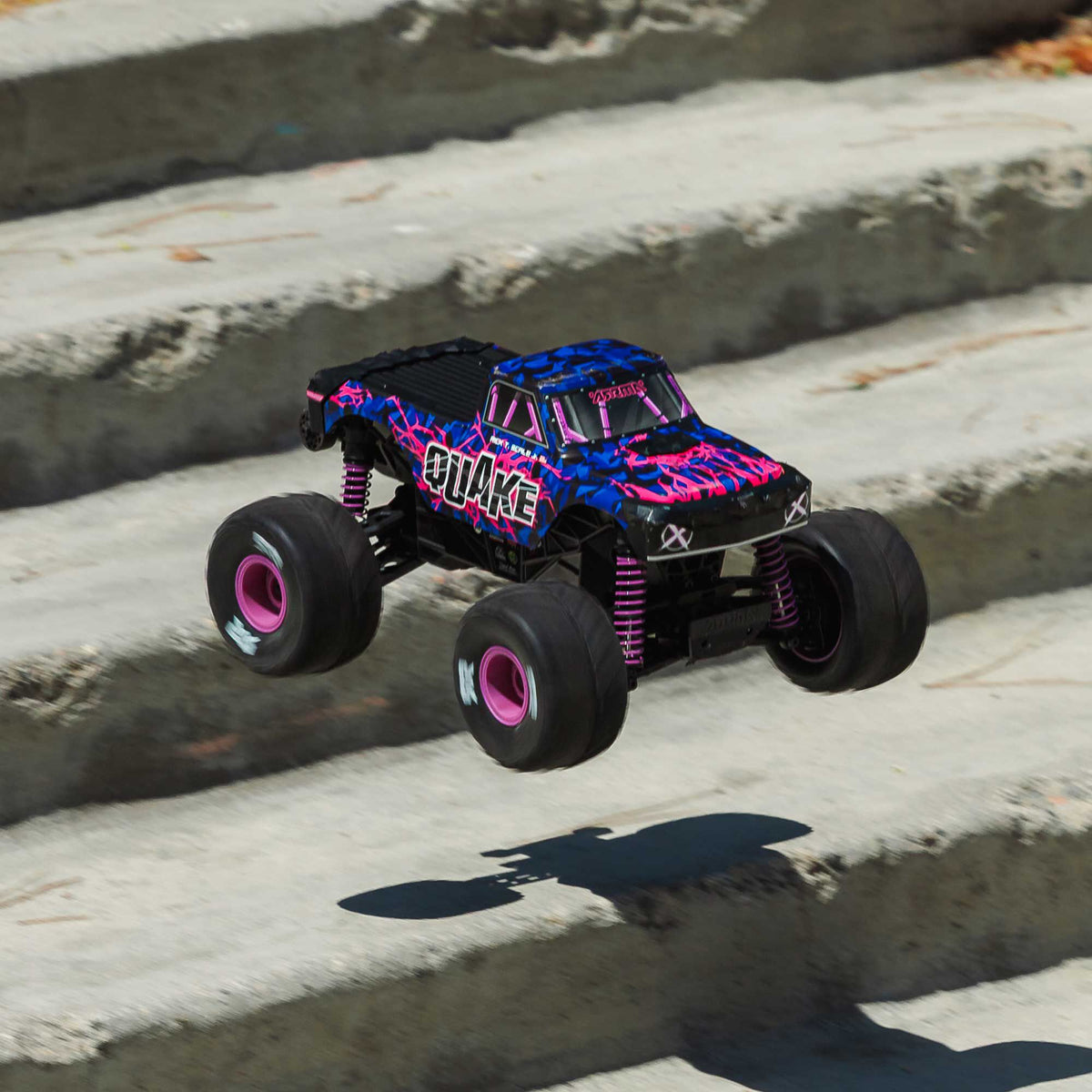 Arrma 1/16 QUAKE GROM 4X4 RTR Brushed Monster Truck (Battery & Charger Included), Purple