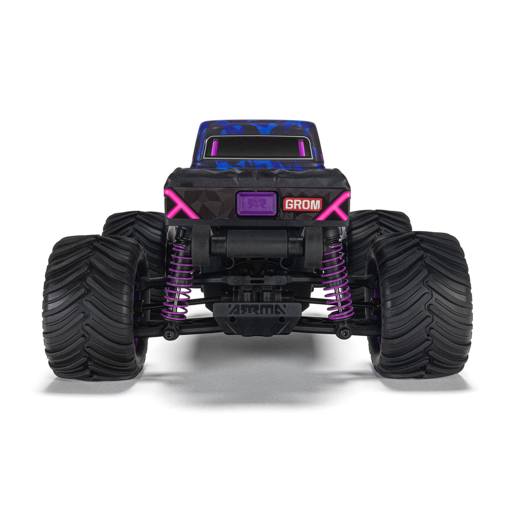 Arrma 1/16 QUAKE GROM 4X4 RTR Brushed Monster Truck (Battery & Charger Included), Purple