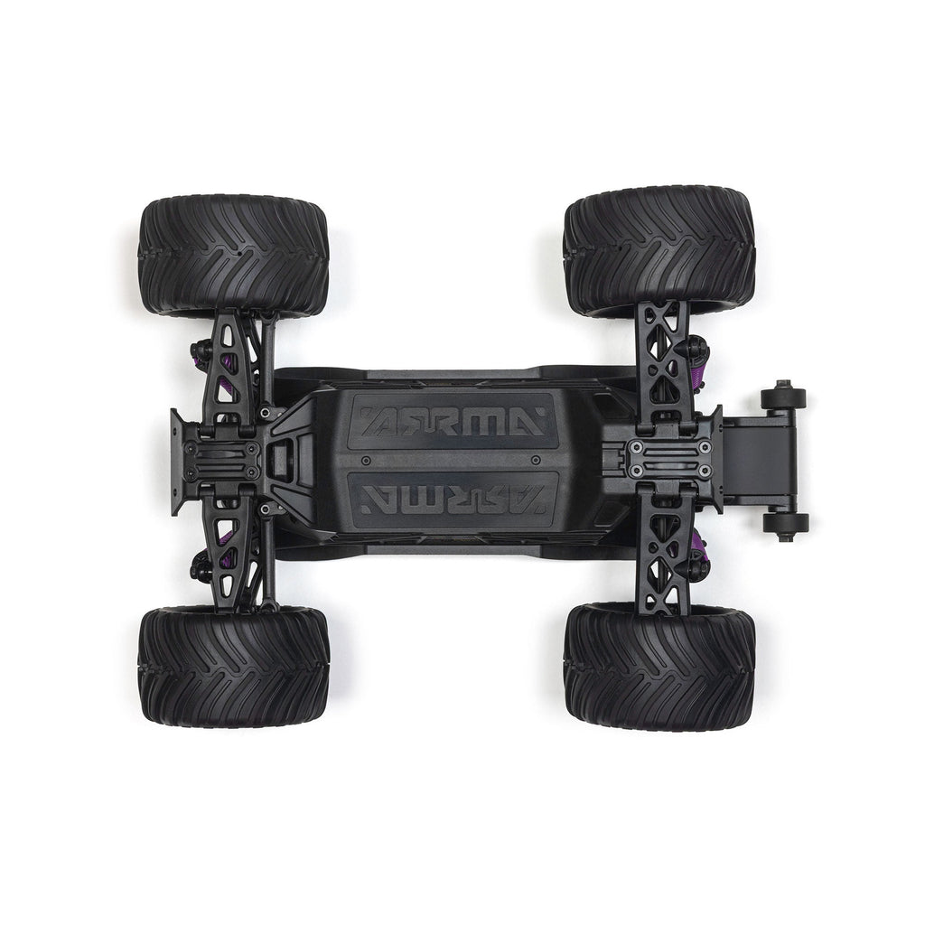 Arrma 1/16 QUAKE GROM 4X4 RTR Brushed Monster Truck (Battery & Charger Included), Purple
