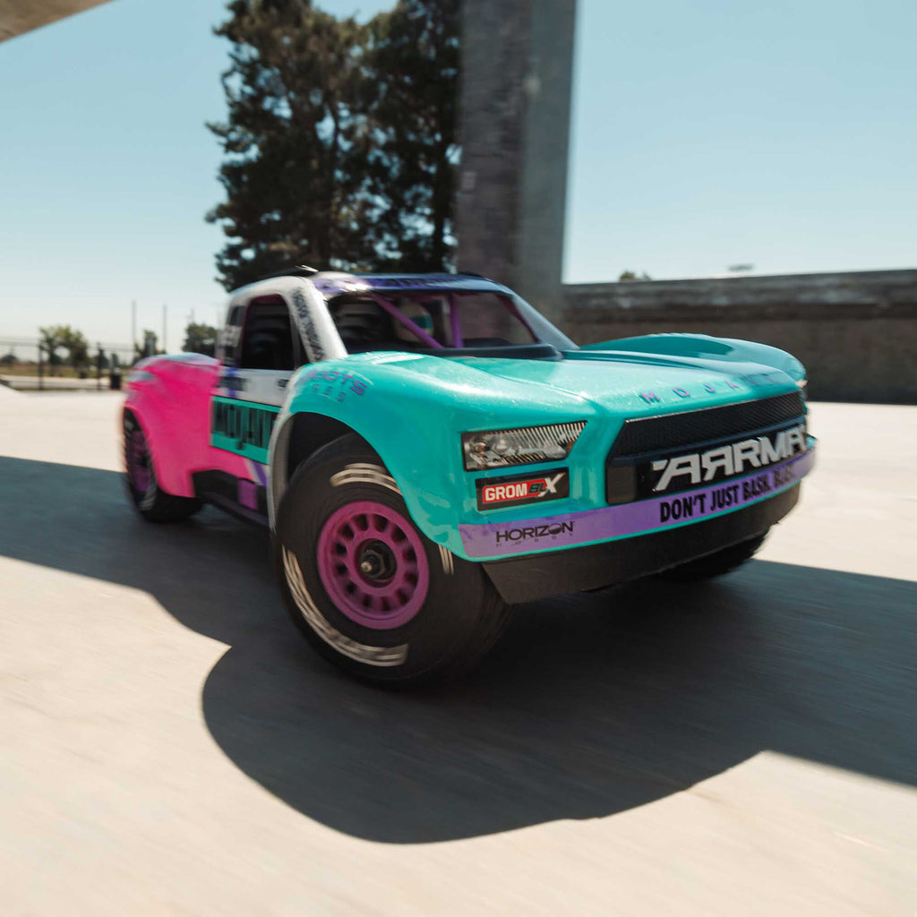 Arrma 1/16 MOJAVE GROM 223S DSC 4X4 RTR Brushless Desert Truck (Battery & Charger Included), Teal