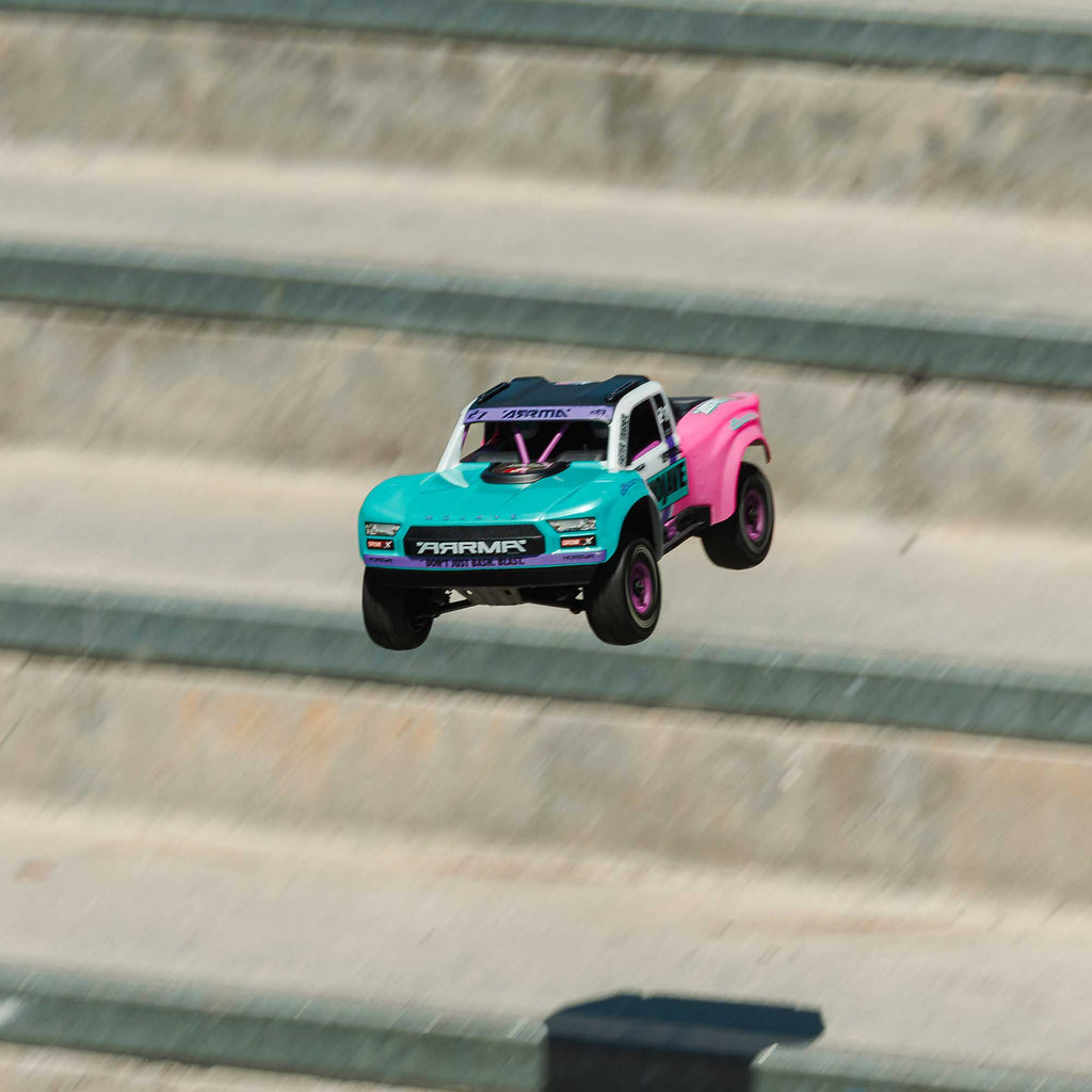 Arrma 1/16 MOJAVE GROM 223S DSC 4X4 RTR Brushless Desert Truck (Battery & Charger Included), Teal
