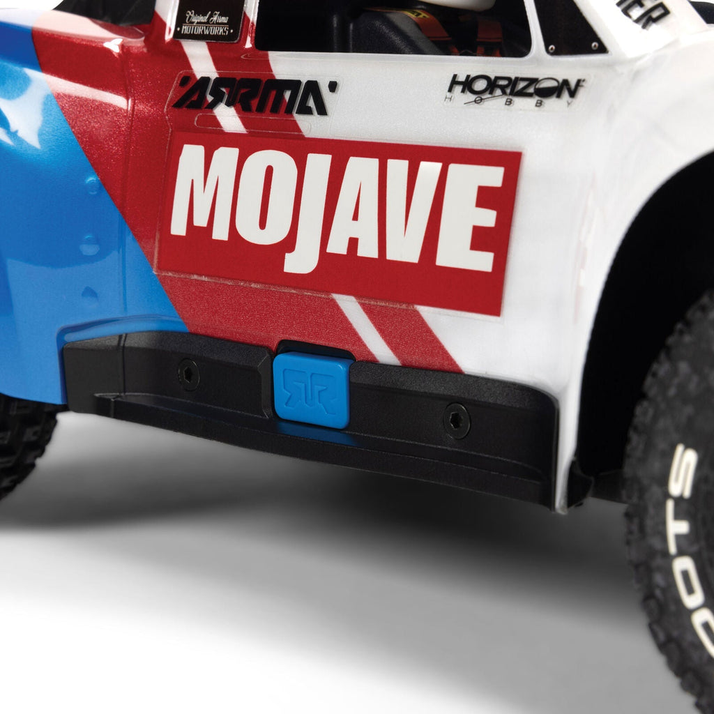 Arrma MOJAVE GROM 223S BLX Brushless 4X4 Small Scale Desert Truck RTR with Battery & Charger, White