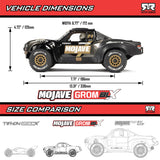 ARRMA Mojave Grom 223S BLX Brushless 4X4 Small Scale Desert Truck RTR, Black