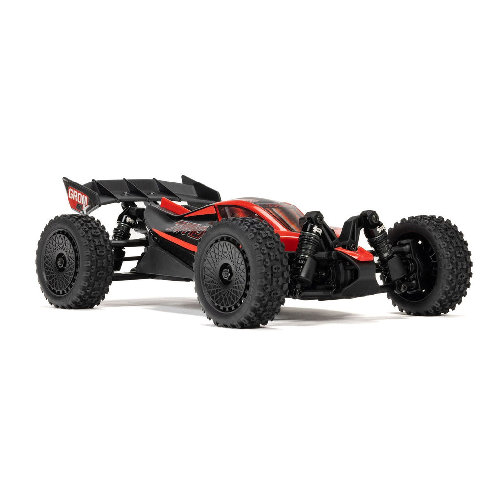 Arrma TYPHON GROM 223S BLX Brushless 4X4 Small Scale Buggy RTR with Battery & Charger, Red