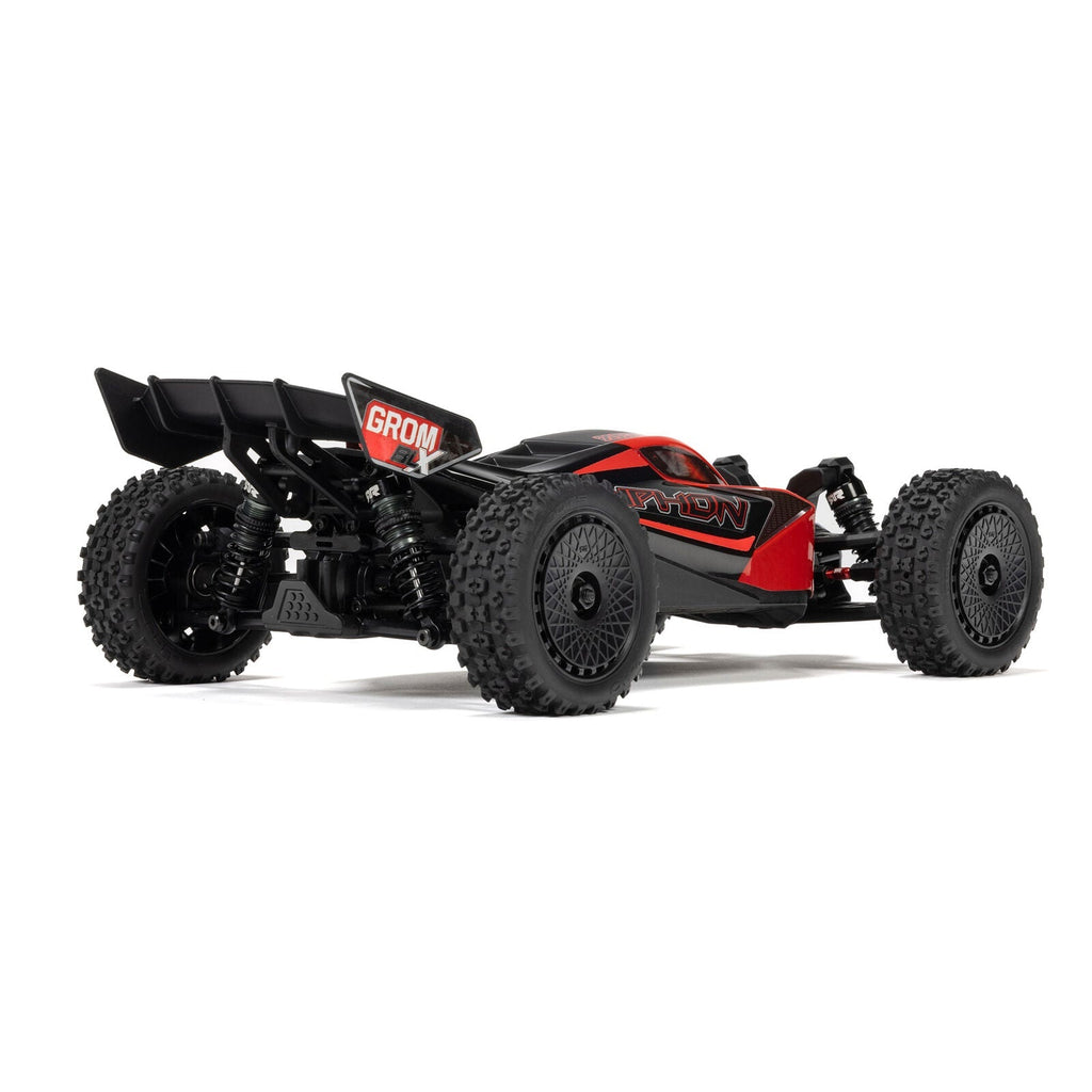 Arrma TYPHON GROM 223S BLX Brushless 4X4 Small Scale Buggy RTR with Battery & Charger, Red