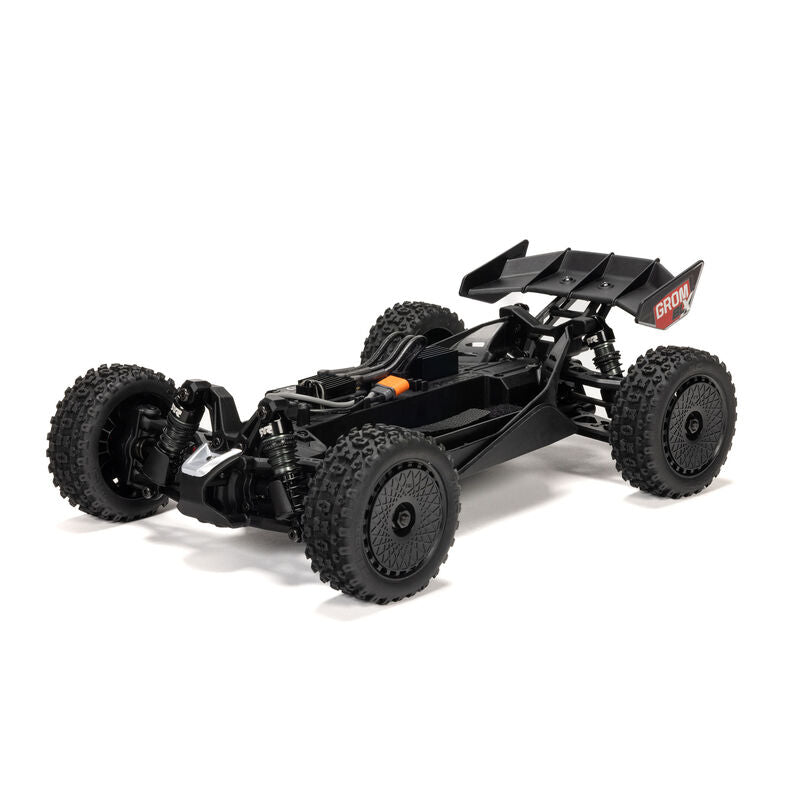 Arrma TYPHON GROM 223S BLX Brushless 4X4 Small Scale Buggy RTR with Battery & Charger, Red