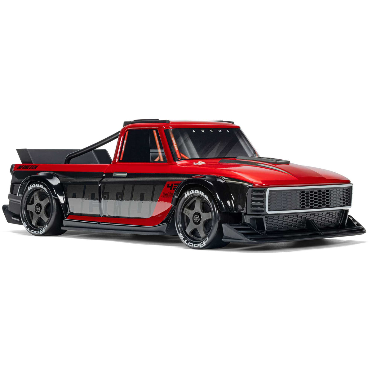 1/12 INFRACTION GROM 3S 4X4 Ready-To-Run Brushless All-Road Street Bash (Battery & Charger Included), Red/Black