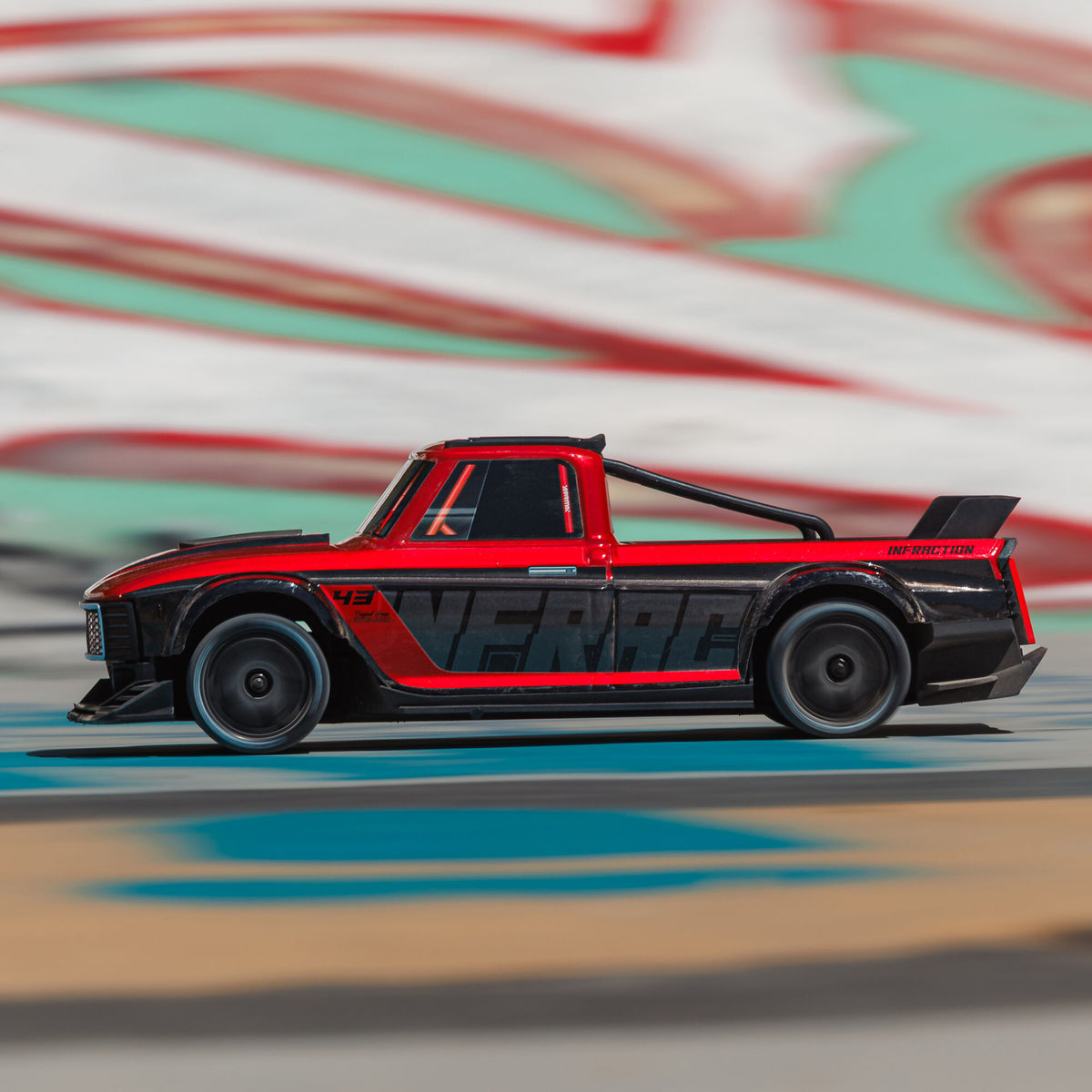 1/12 INFRACTION GROM 3S 4X4 Ready-To-Run Brushless All-Road Street Bash (Battery & Charger Included), Red/Black