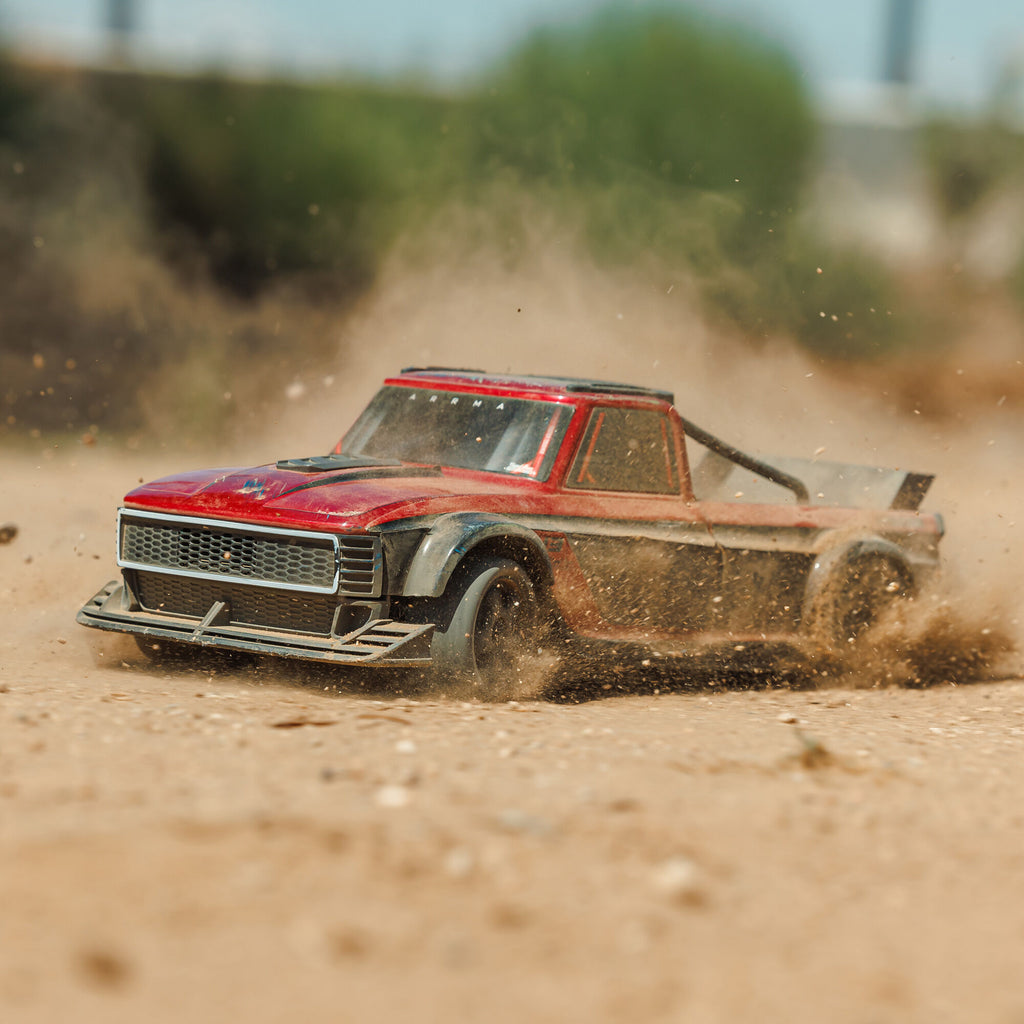 1/12 INFRACTION GROM 3S 4X4 Ready-To-Run Brushless All-Road Street Bash (Battery & Charger Included), Red/Black
