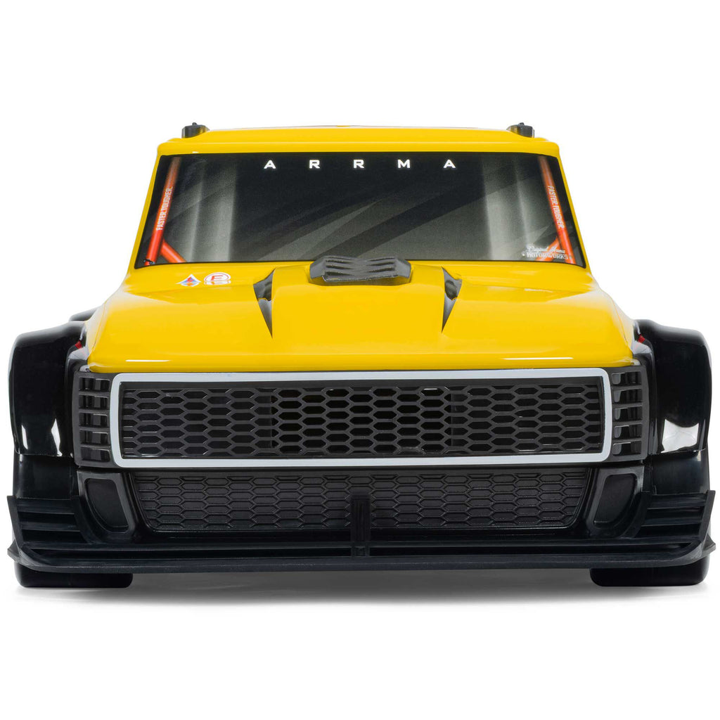 1/12 INFRACTION GROM 3S 4X4 Ready-To-Run Brushless All-Road Street Bash (Battery & Charger Included), Yellow/Black