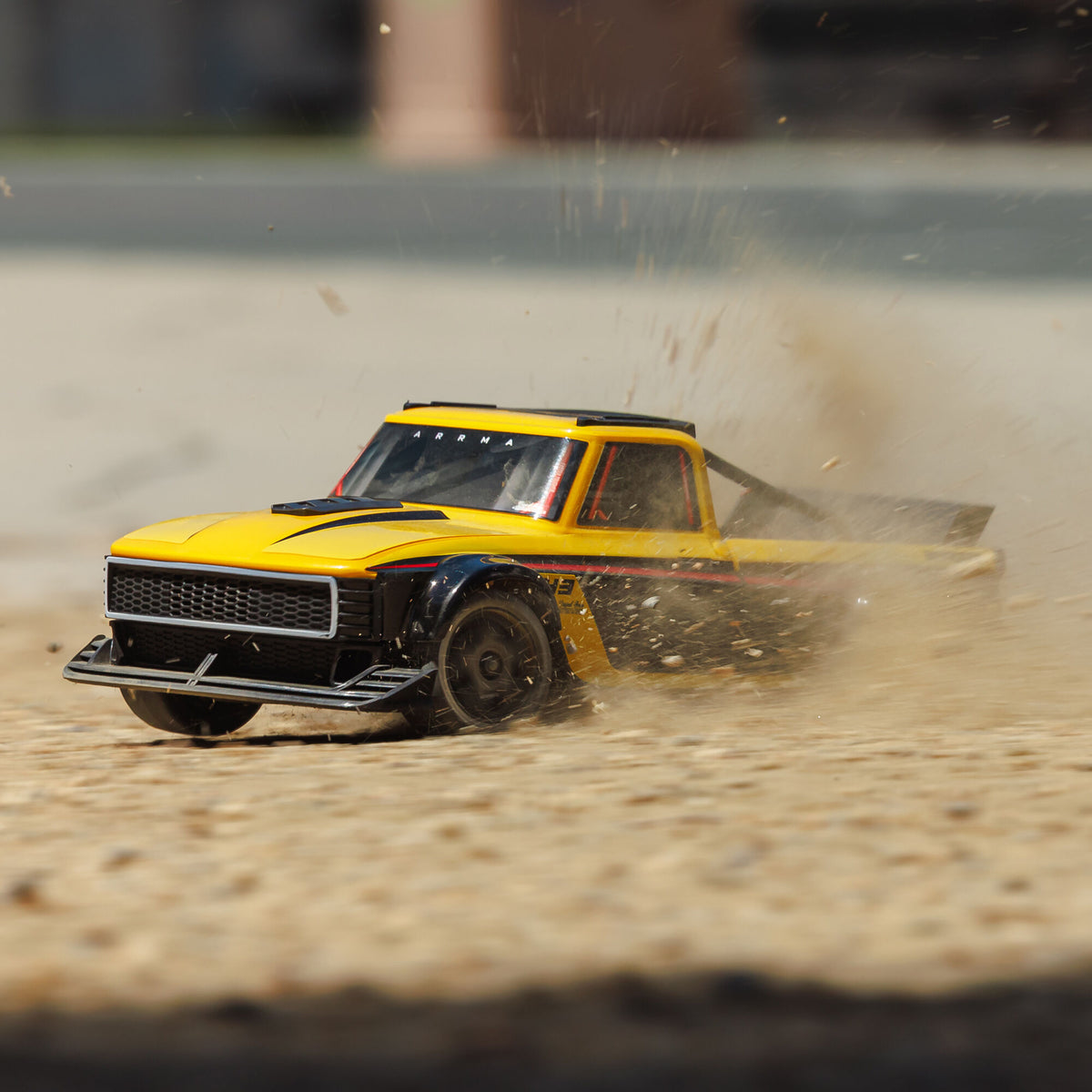 1/12 INFRACTION GROM 3S 4X4 Ready-To-Run Brushless All-Road Street Bash (Battery & Charger Included), Yellow/Black