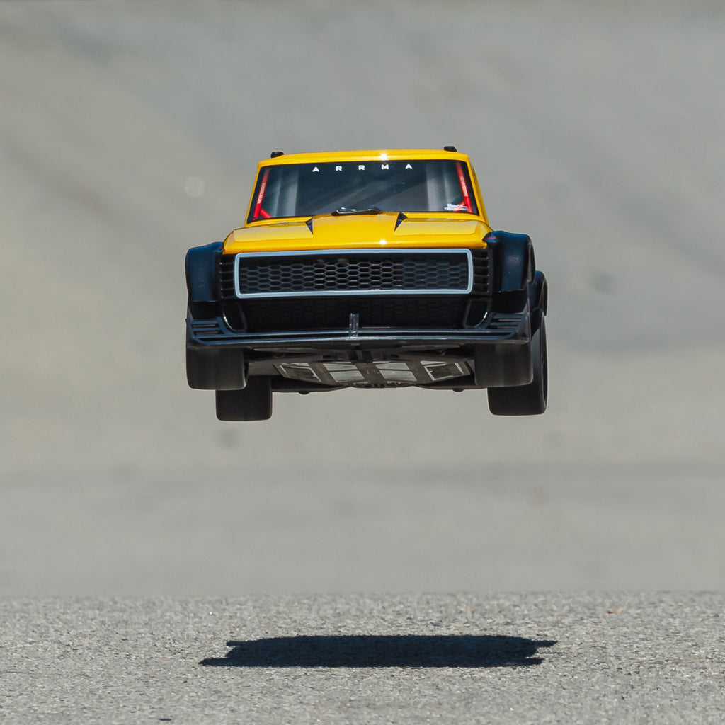 1/12 INFRACTION GROM 3S 4X4 Ready-To-Run Brushless All-Road Street Bash (Battery & Charger Included), Yellow/Black