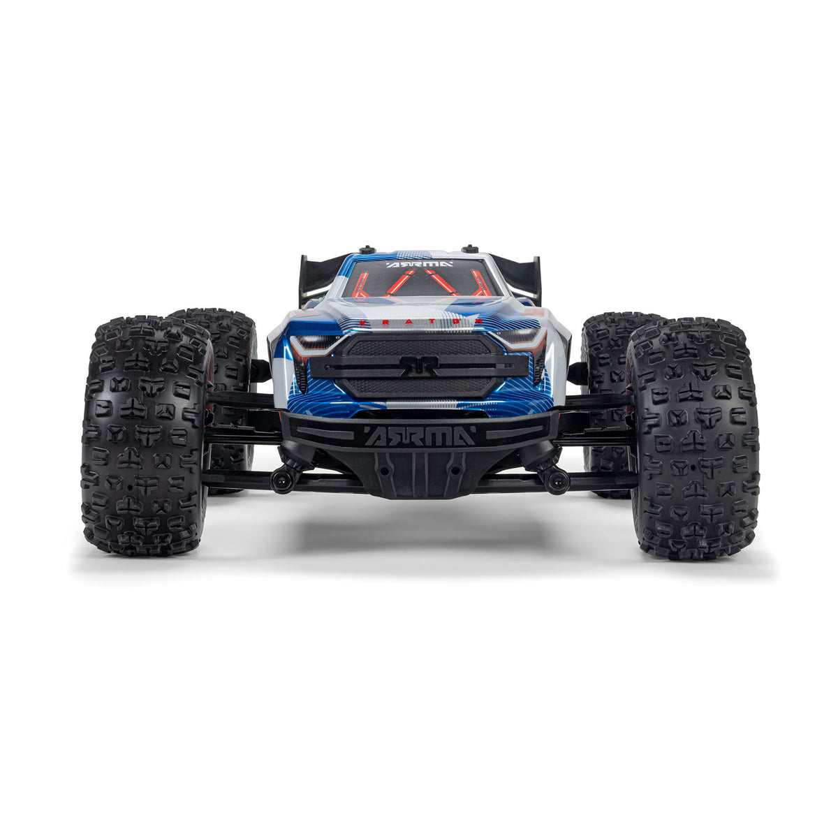 1/16 Mini KRATON 3S DSC 4X4 RTR Brushless Speed Truck (3S Battery & Charger Included) , Red/Blue