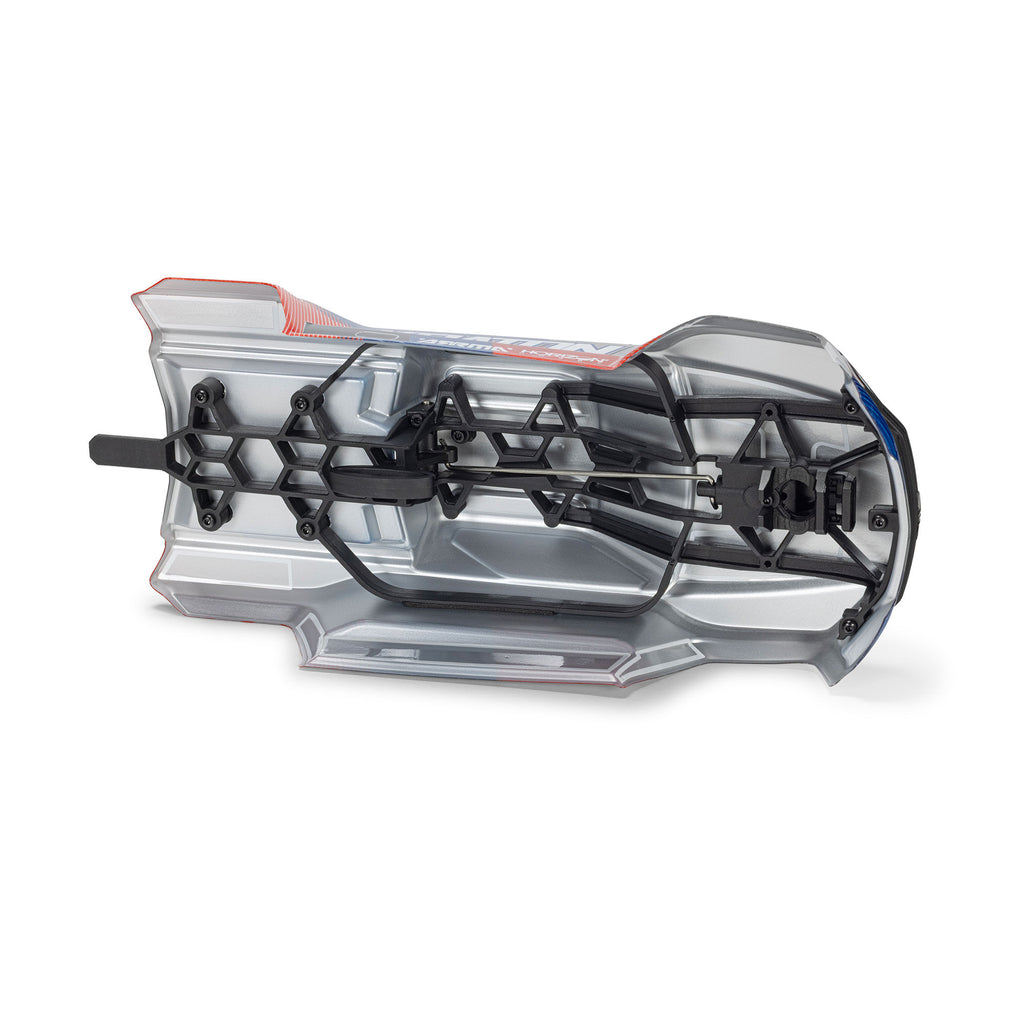 1/16 Mini KRATON 3S DSC 4X4 RTR Brushless Speed Truck (3S Battery & Charger Included) , Red/Blue