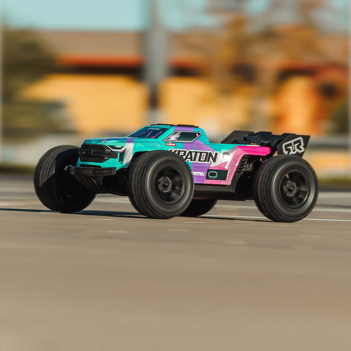 1/16 Mini KRATON 3S DSC 4X4 RTR Brushless Speed Truck (3S Battery & Charger Included) , Teal/Pink