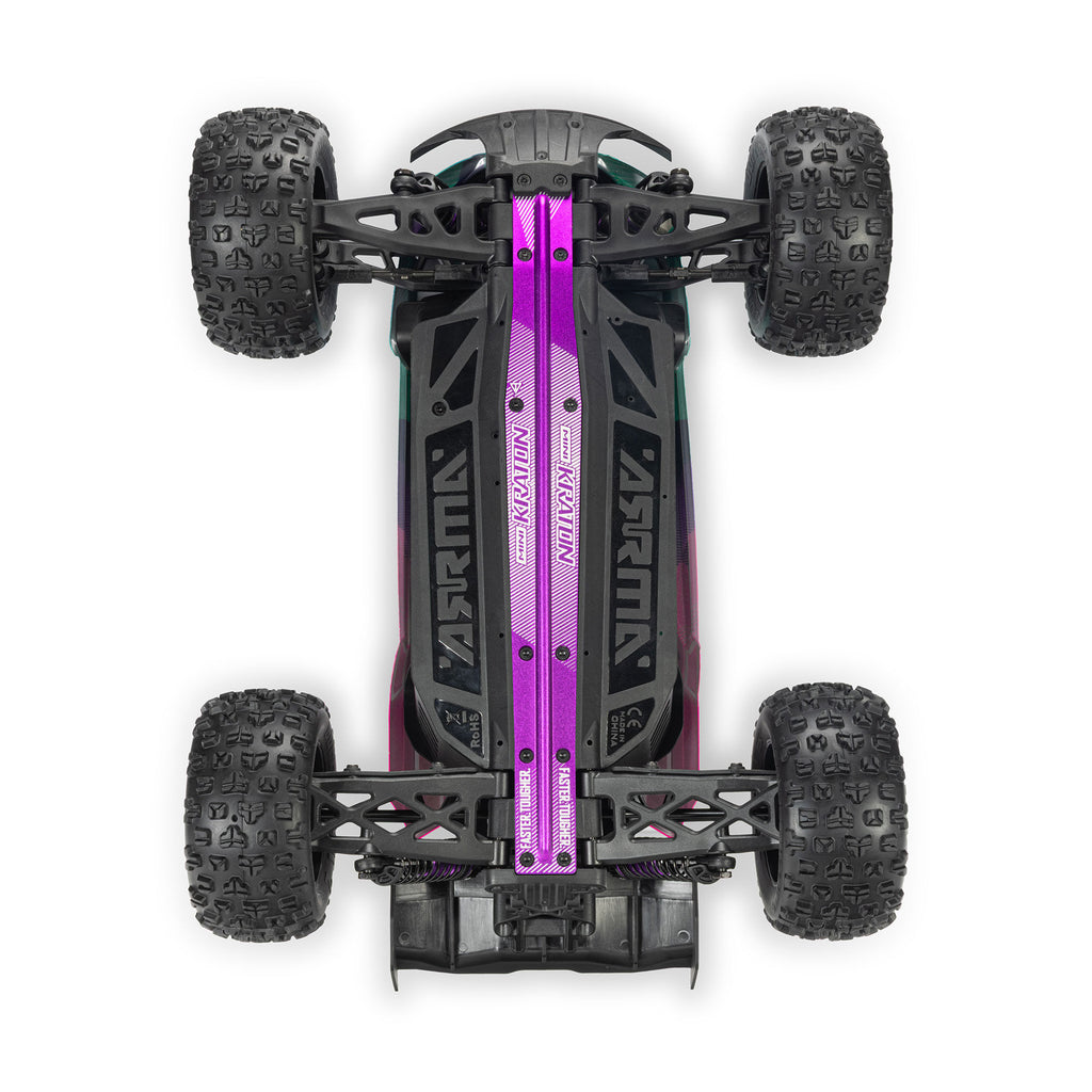 1/16 Mini KRATON 3S DSC 4X4 RTR Brushless Speed Truck (3S Battery & Charger Included) , Teal/Pink