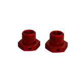 ARA311035 Aluminum Wheel Hex 17mm 14.6mm Thick Red (2)