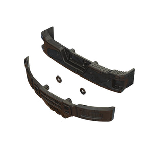 Bumper Set, Black Chrome