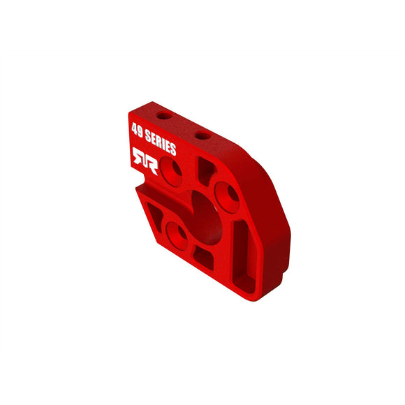 Aluminum Motor Plate 49 Series Red