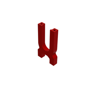 Aluminum Center Diff Holder, Red