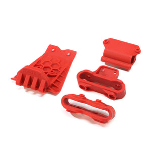 Lower Skid And Bumper Mount Set, Red