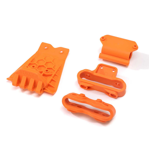 Lower Skid And Bumper Mount Set, Orange