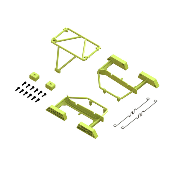 Desert Truck Body Roll Cage Set, Yellow: GROM