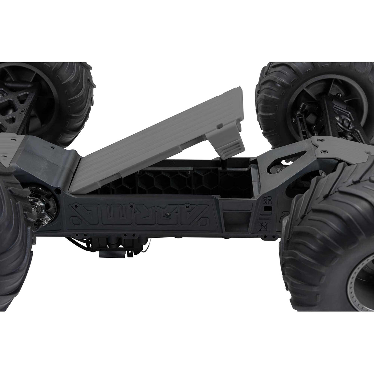 Arrma GORGON 2wd MT 1/10 Ready to Assembly KIT SMART USB charger & Battery Gunmetal