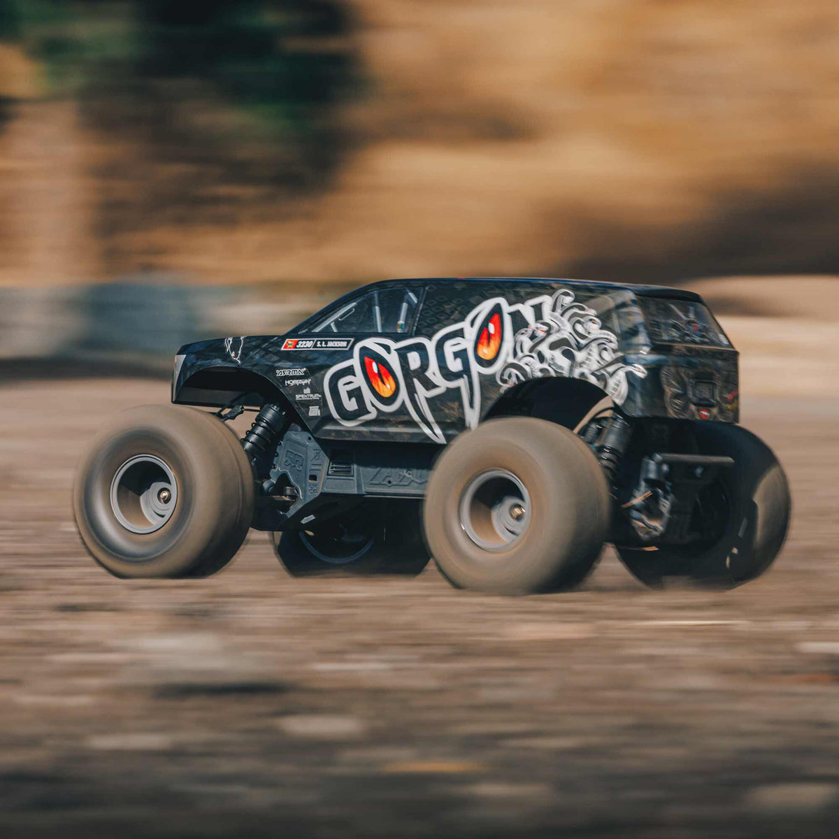 Arrma GORGON 2wd MT 1/10 Ready to Assembly KIT SMART USB charger & Battery Gunmetal