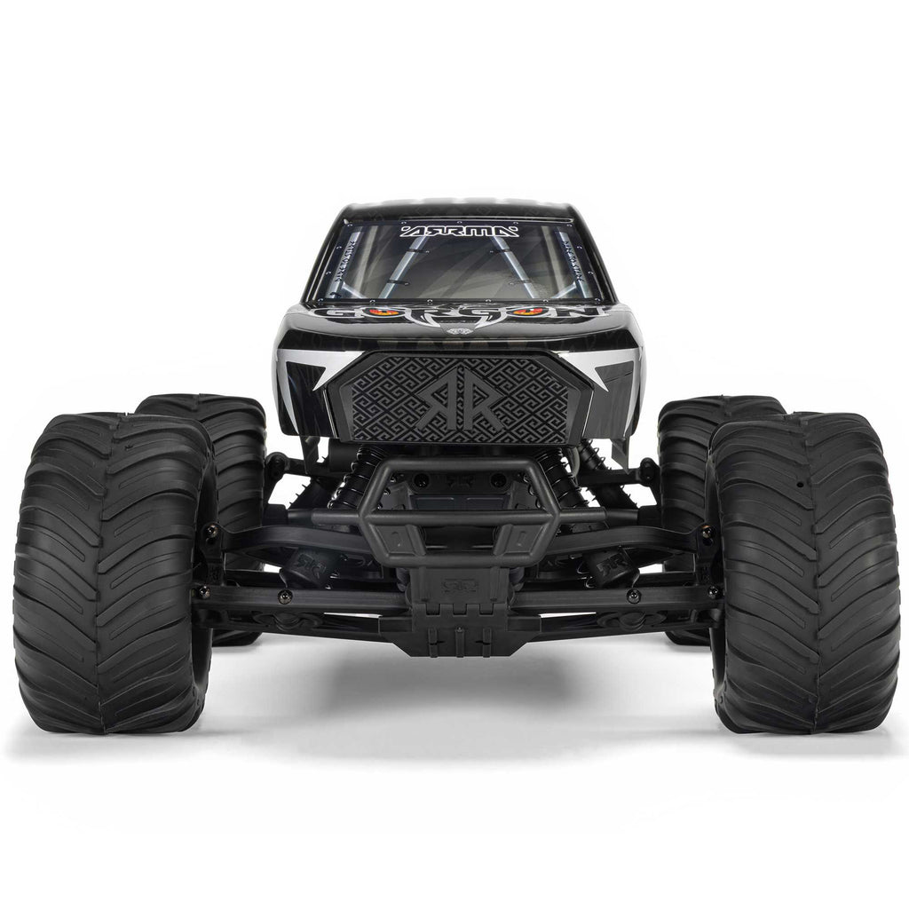 Arrma GORGON 2wd MT 1/10 Ready to Assembly KIT SMART USB charger & Battery Gunmetal
