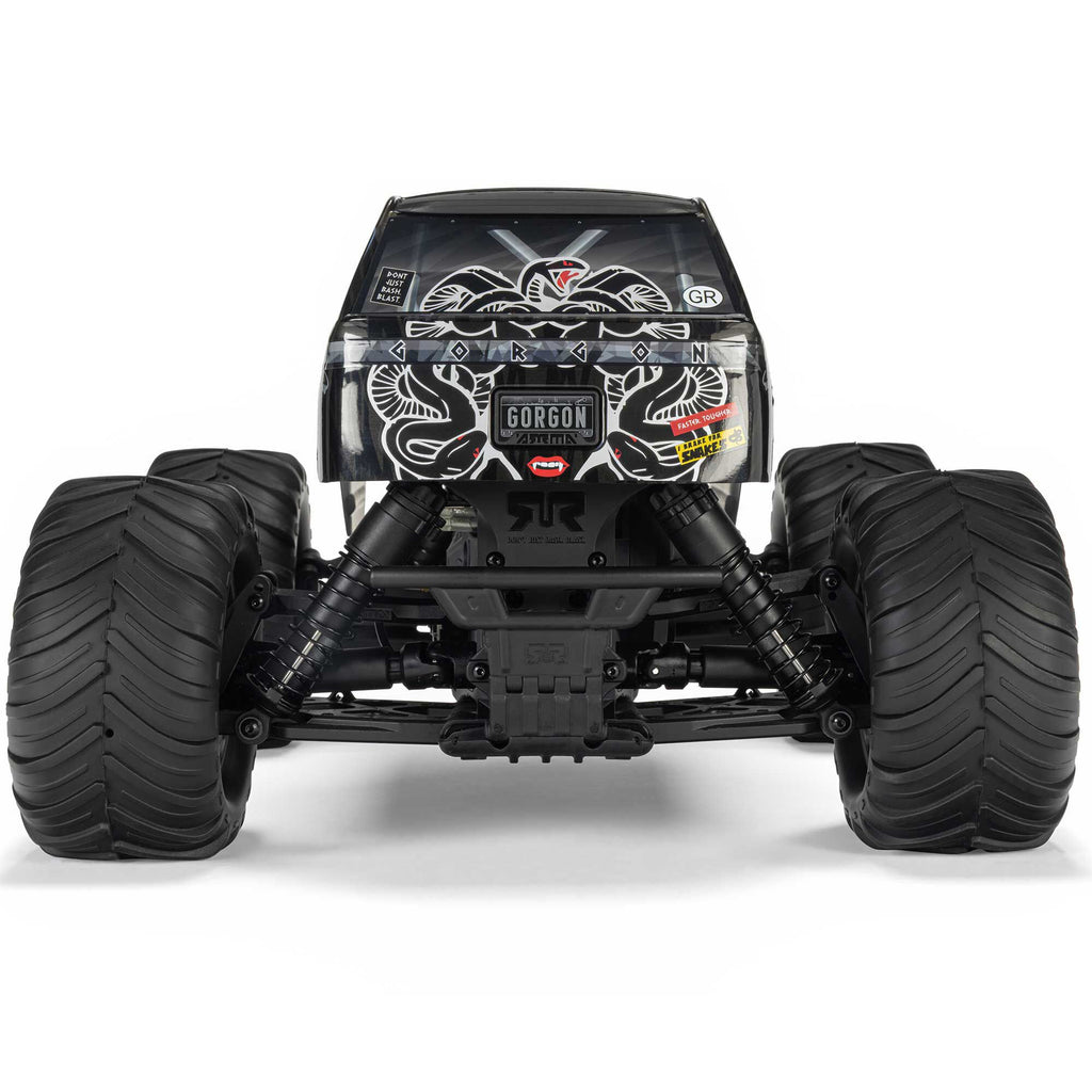 Arrma GORGON 2wd MT 1/10 Ready to Assembly KIT SMART USB charger & Battery Gunmetal