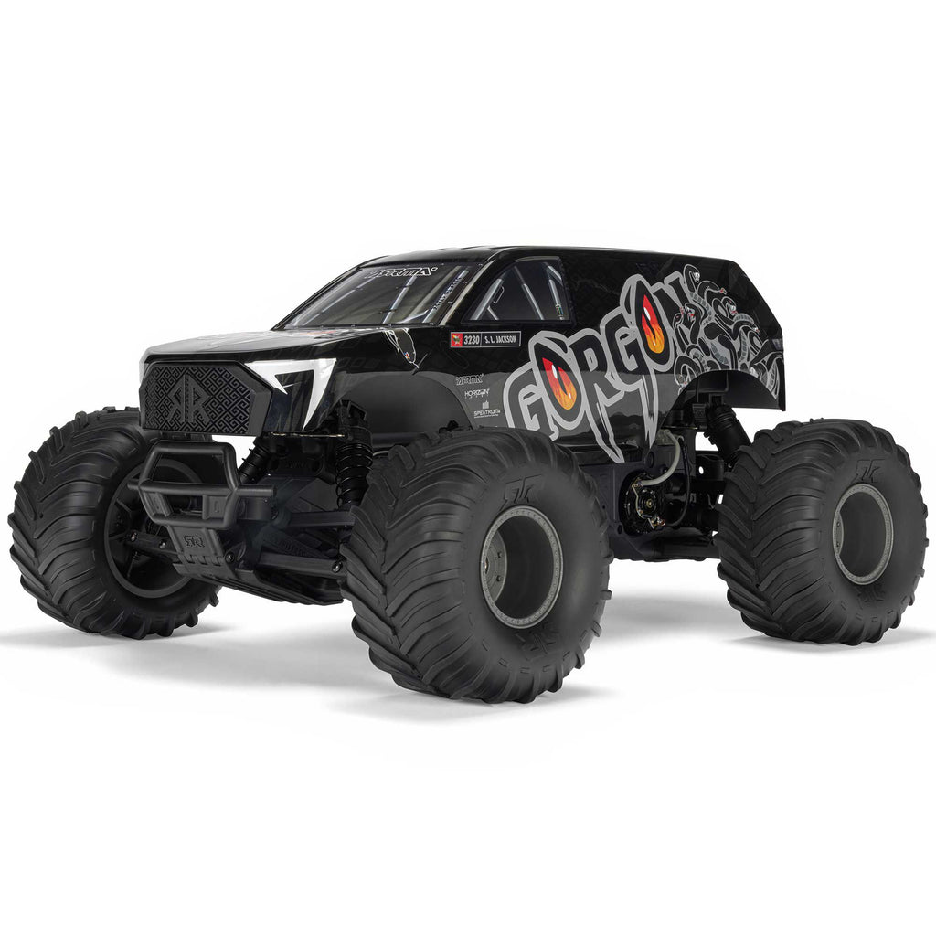Arrma GORGON 2wd MT 1/10 Ready to Assembly KIT SMART USB charger & Battery Gunmetal