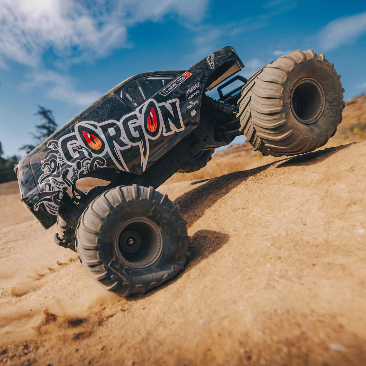 Arrma GORGON 2wd MT 1/10 Ready to Assembly KIT SMART USB charger & Battery Gunmetal