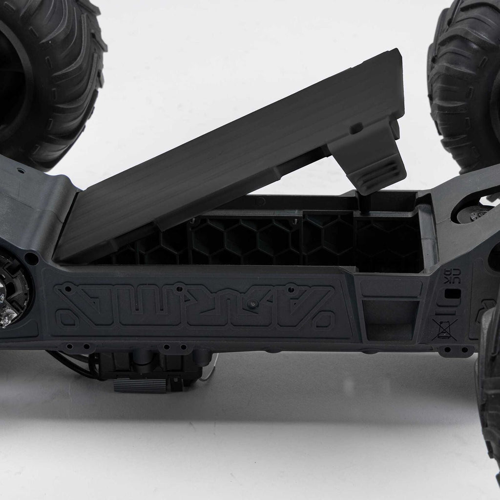 Arrma 1/10 GORGON 2WD RTA Kit Brushed Monster Truck (Battery & Charger Included), Clear