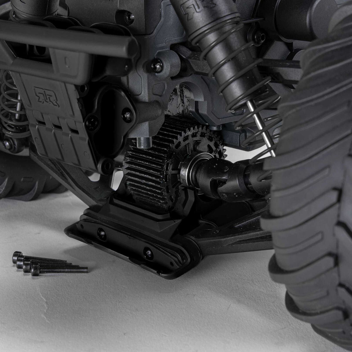 Arrma 1/10 GORGON 2WD RTA Kit Brushed Monster Truck (Battery & Charger Included), Clear