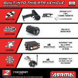 Arrma GORGON 2WD MT 1/10 RTR SMART 3300 7C S120 USB, Yellow