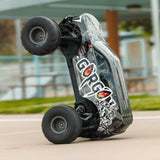 1/10 GORGON 2WD RTR Brushed Monster Truck (Battery & Charger Included), Gun Metal
