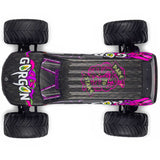 ARRMA 1/10 GORGON 2WD RTR Brushed Monster Truck (Battery & Charger Included), Purple