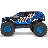 ARRMA 1/10 GORGON 2WD RTR Brushed Monster Truck (Battery & Charger Included), Blue