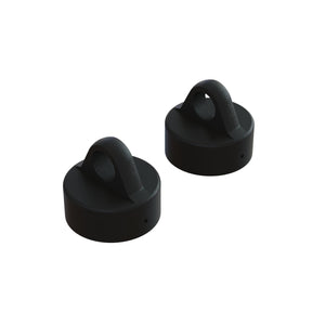 Aluminum Shock Cap, Black (2)