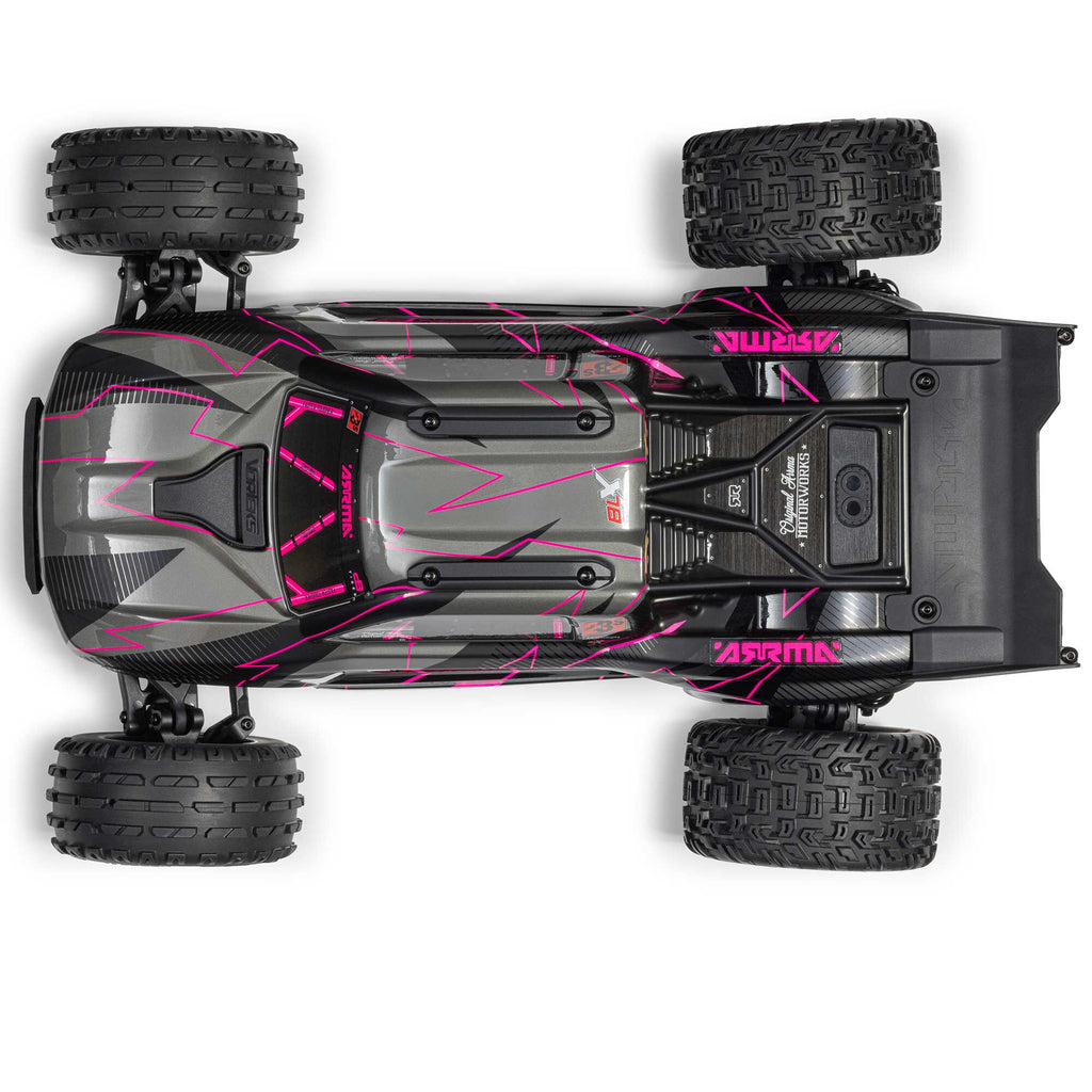 Arrma 1/10 VORTEKS 223S DSC 2WD RTR Brushless Stadium Truck, Pink
