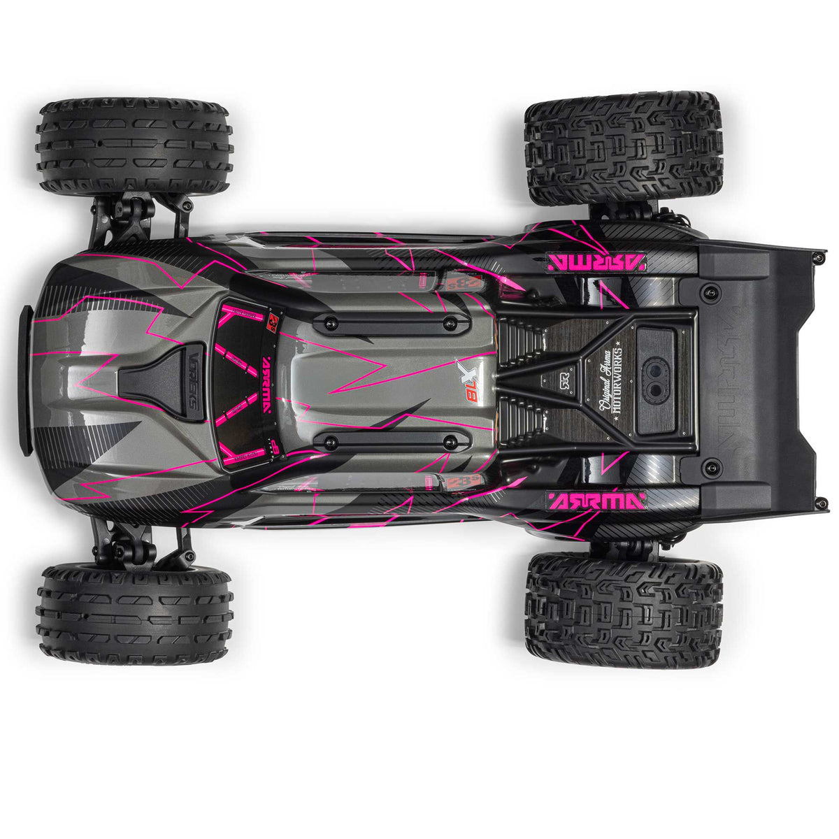 Arrma 1/10 VORTEKS 223S DSC 2WD RTR Brushless Stadium Truck, Pink