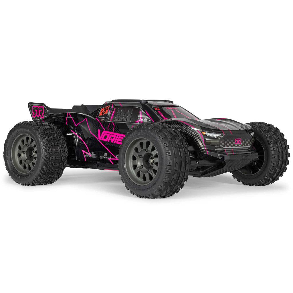 Arrma 1/10 VORTEKS 223S DSC 2WD RTR Brushless Stadium Truck, Pink